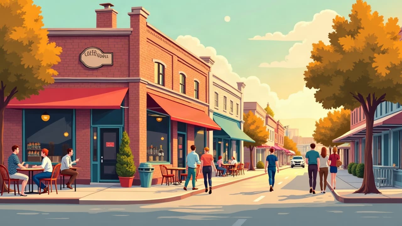 Editorial illustration: Best Bars in Cape Girardeau