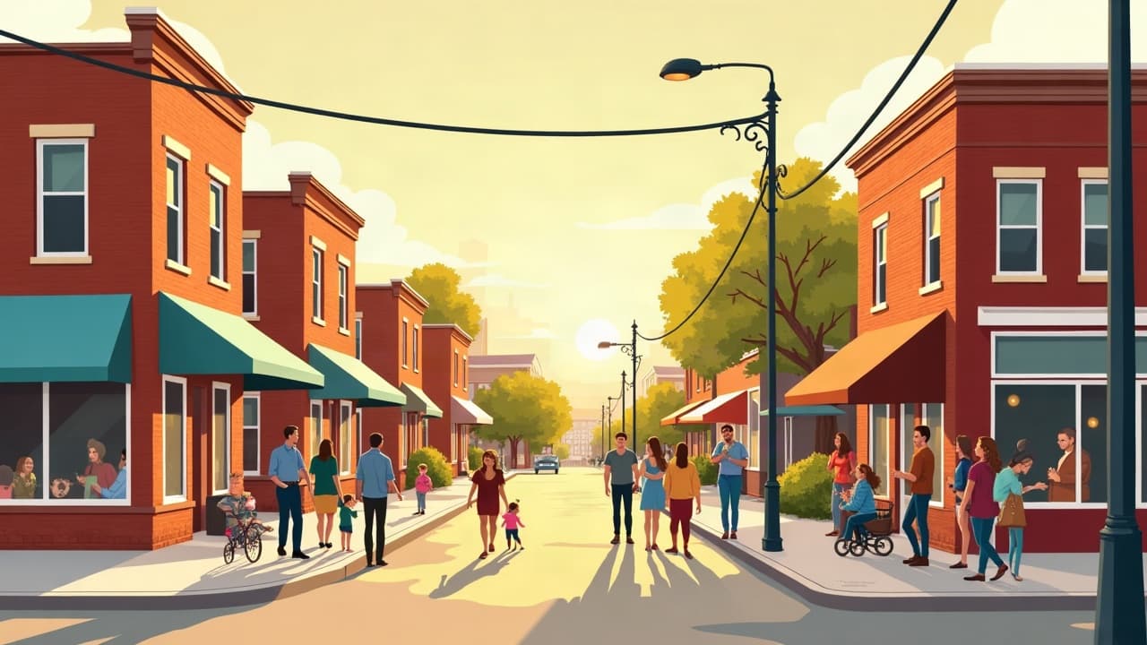 Editorial illustration: Antique and Thrift Stores in Cape Girardeau